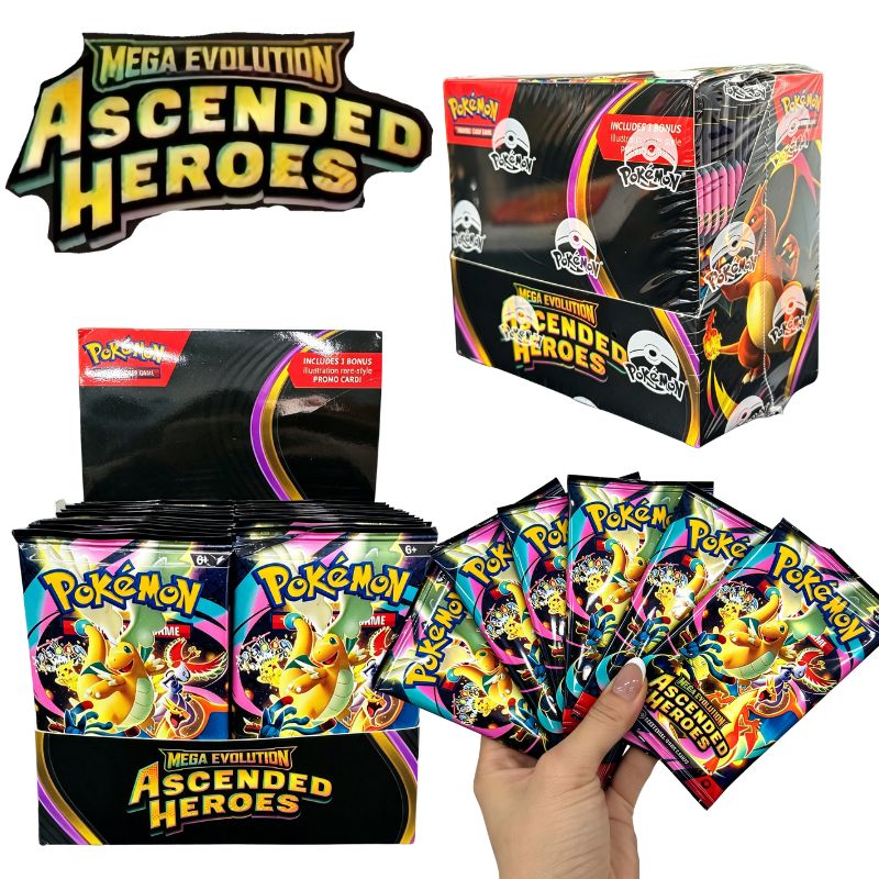 360PCS English Pakémon Mega Ev - Party Games Box 评论和价格