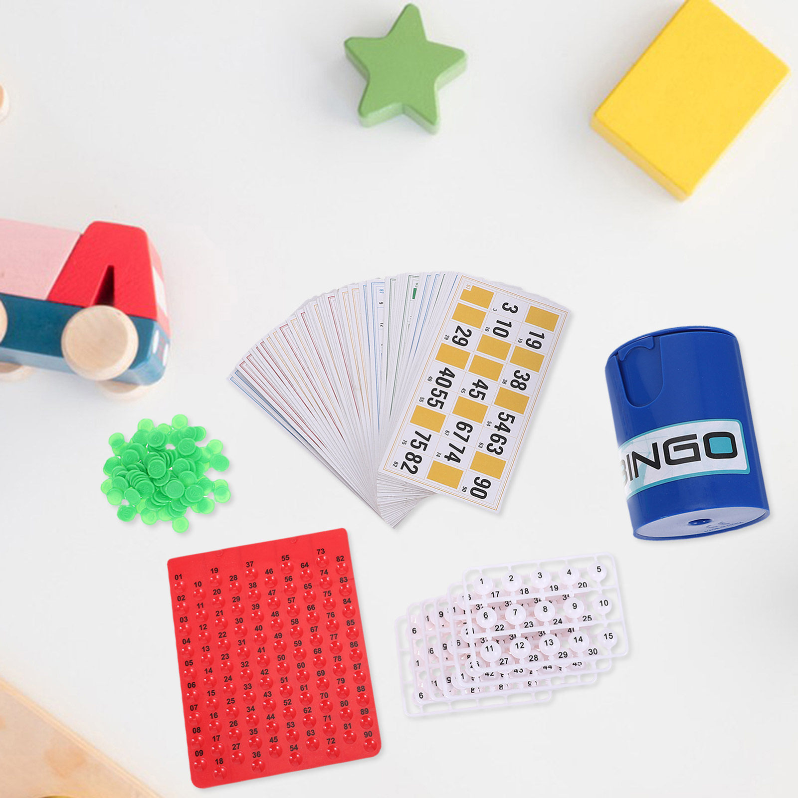 1Set Color Matching Bingo Game - Party Games Bingo 评论和价格