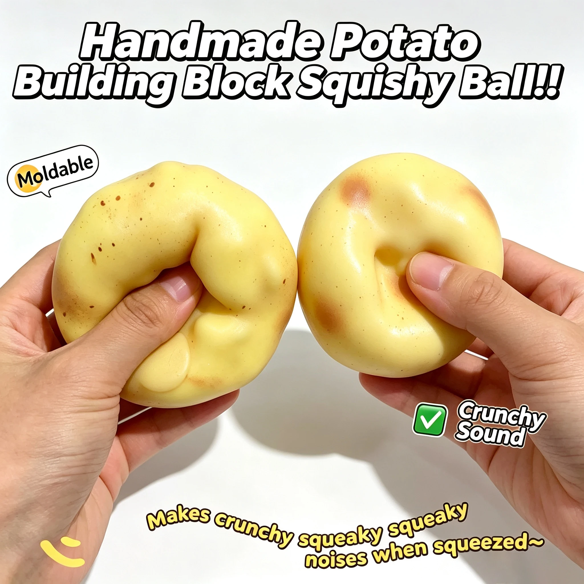 Crunchy Potato Squishy Stress  - Party Games For Adults 评论和价格