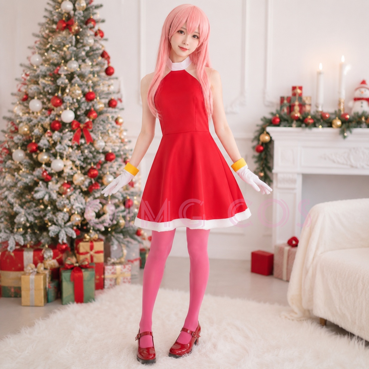 Amy Rose Cosplay Costume Adult - Party Games For Adults 评论和价格