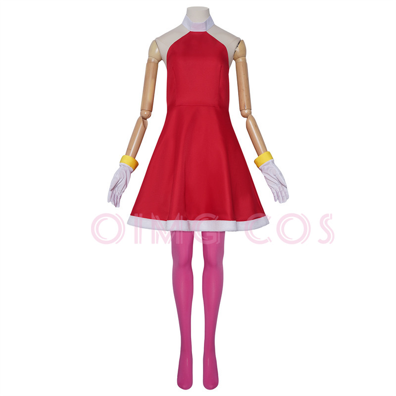 Amy Rose Cosplay Costume Adult - Party Games For Adults 评论和价格