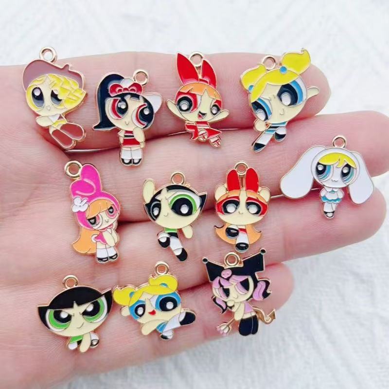 10pcs Alloy Oil-Dripping Carto - Party Games Birthday 评论和价格
