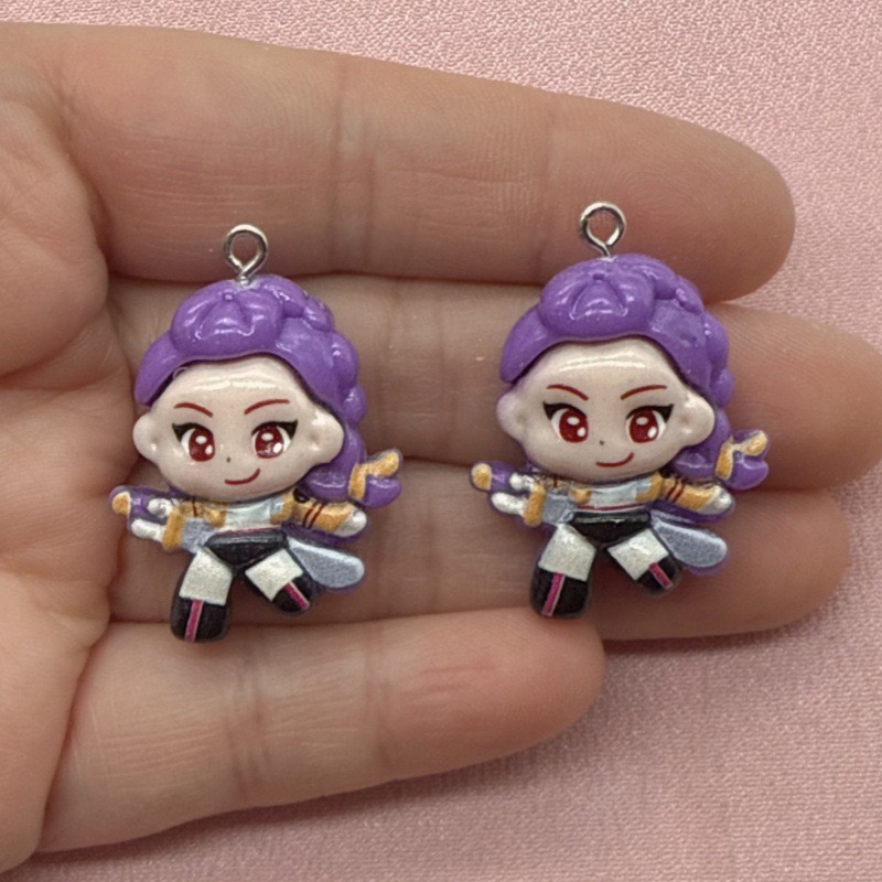 10pcs resin cartoon pendant, D - Party Games Birthday 评论和价格