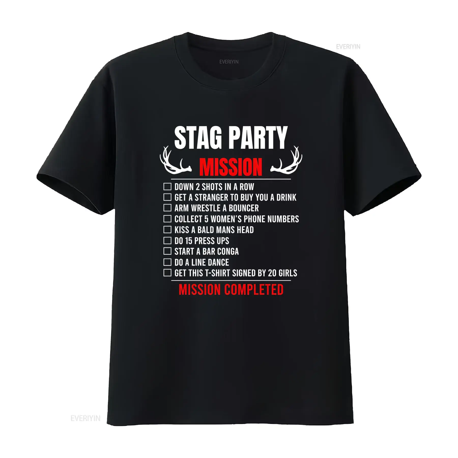 Men's Stag Party T Shirt with  - Party Games Bachelorette 评论和价格
