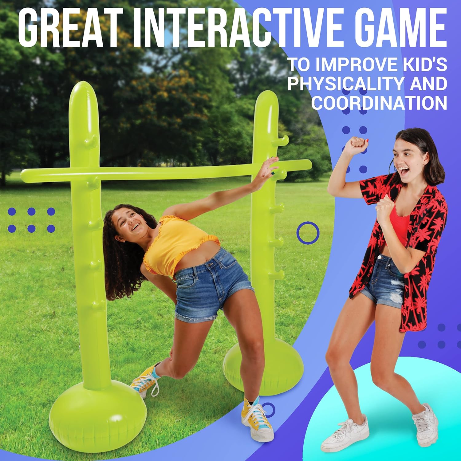 Inflatable Limbo Games for Kid - Limbo Game Set 评论和价格